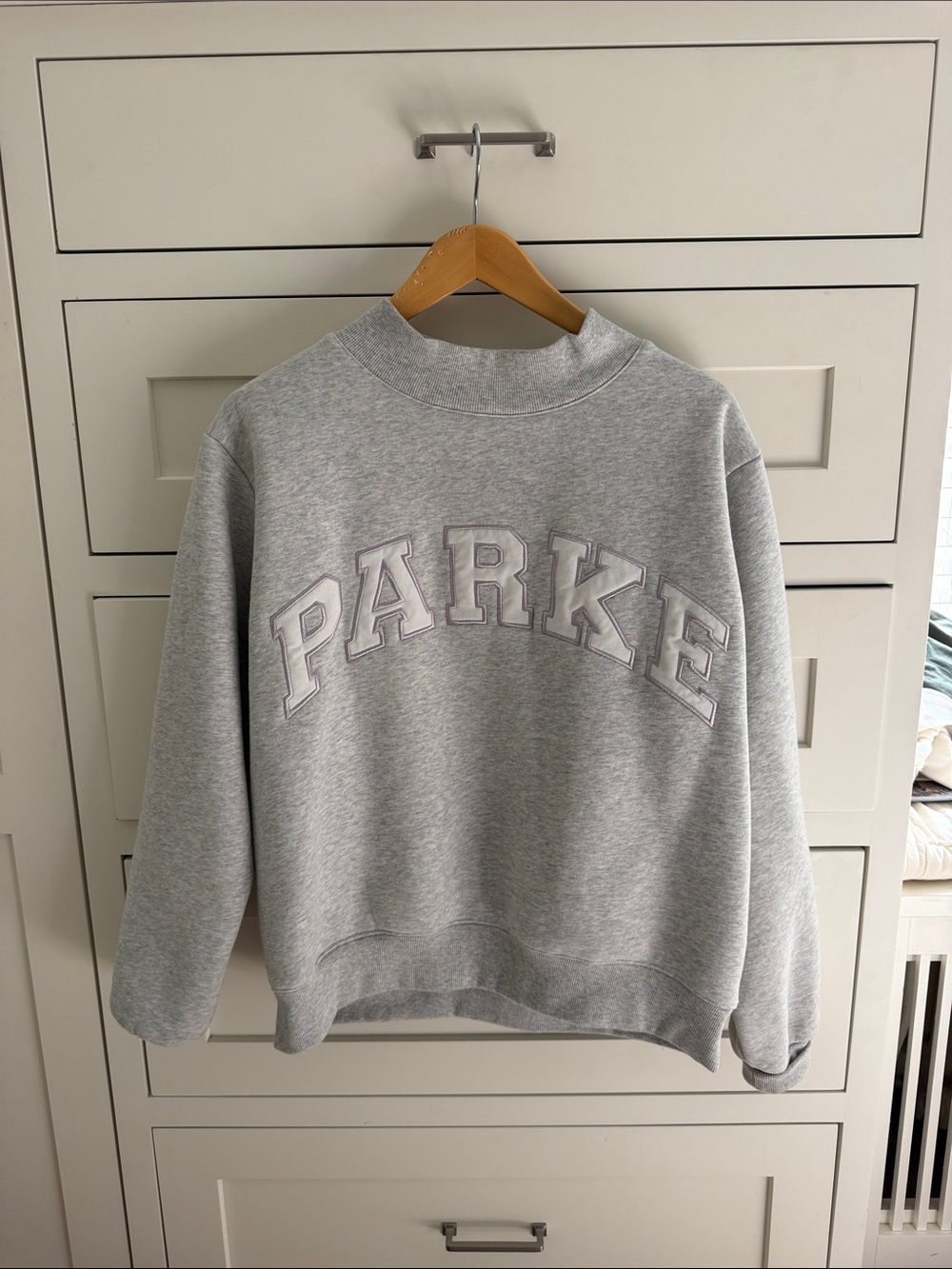 PARKER Grey Crewneck Sweatshirt